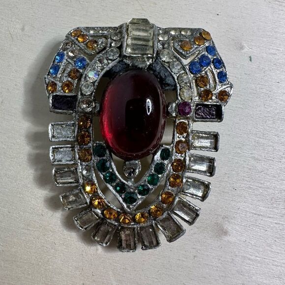 Vintage Art Deco Era Exquisite Detailed As Is Brooch - Picture 1 of 10